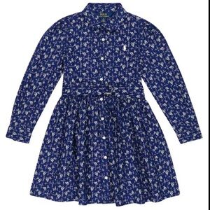 NWT Ralph Lauren Navy Floral Kids Dress size 18months